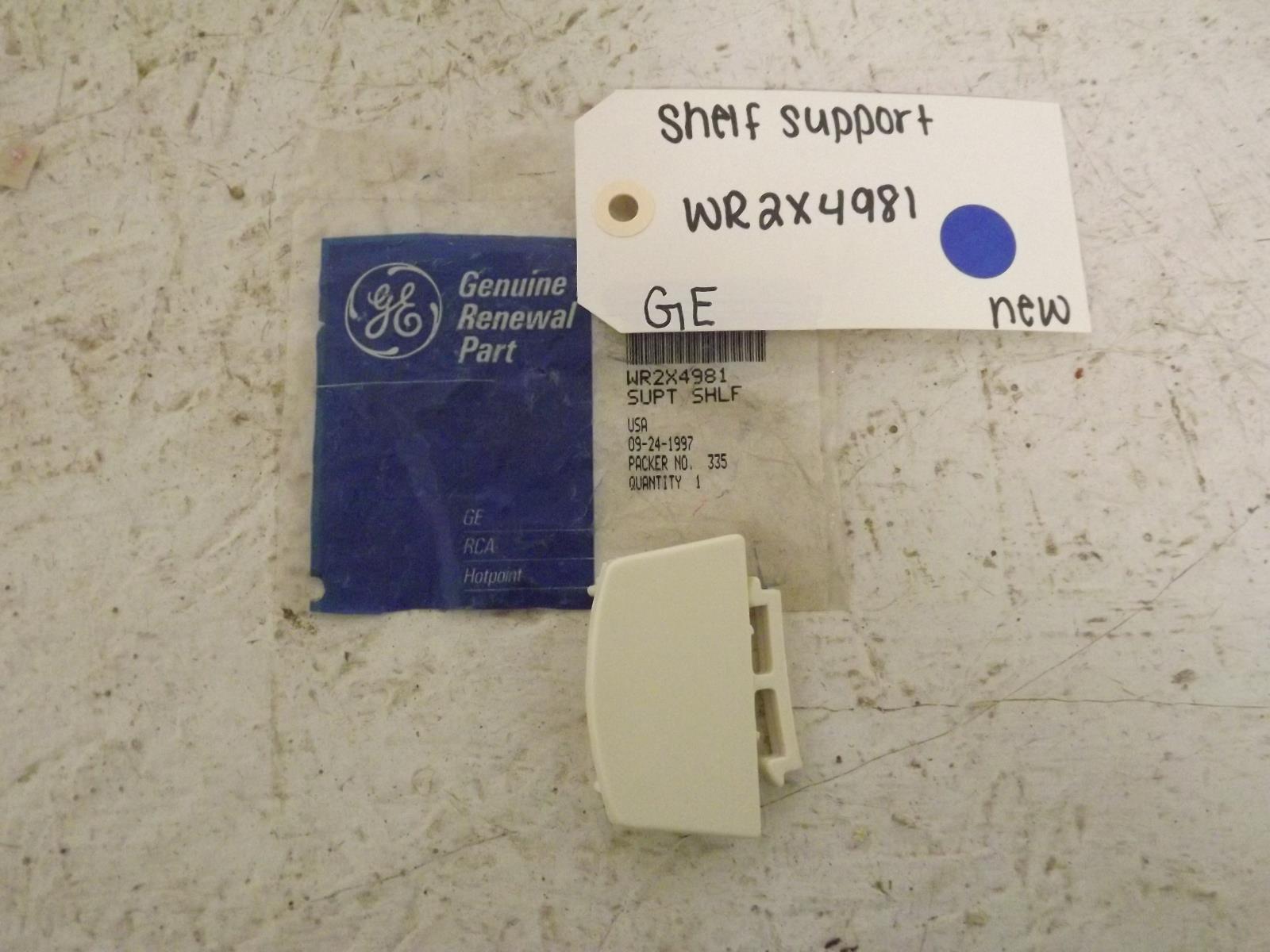 GE Refrigerator WR2X4981 Shelf Support New GE Refrigerator WR2X4981 Shelf Support New